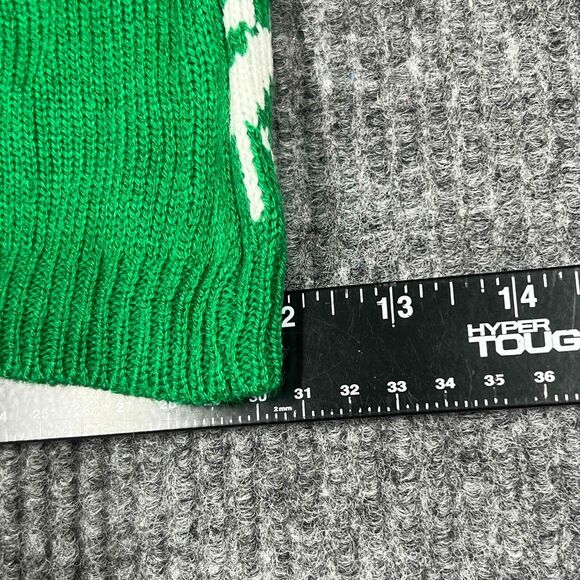 Christmas ROMPER Sweater Women Small Red Green Reindeer Snowflake Party NWT - Picture 14 of 16